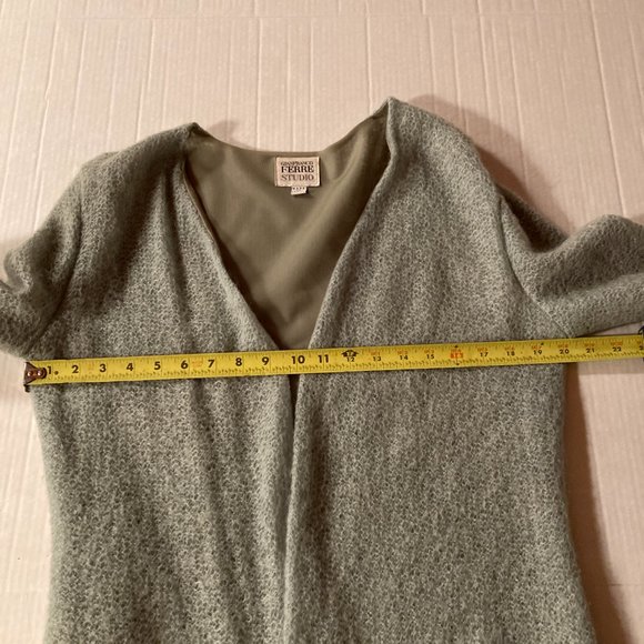 Gianfranco Ferre Studio Mohair Sweater Cardigan US10 IT46 - Picture 8 of 12